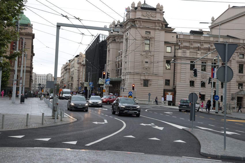 Ulice u centru Beograda ponovo otvorene za saobraćaj