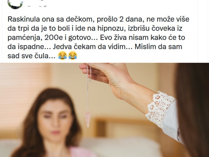 Devojka otišla na hipnozu da izbriše dečka iz pamćenja