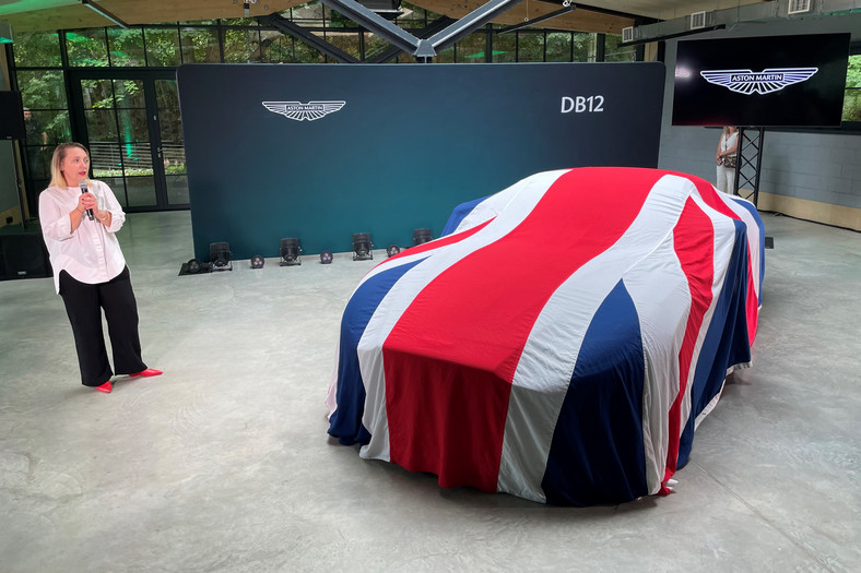 Aston Martin DB12 na polskiej premierze w Warszawie