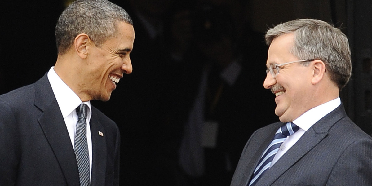 Barack Obama i Bronisław Komorowski