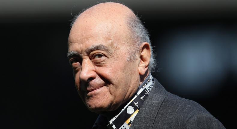 Mohamed Al Fayed on April 17, 2010 in London, England.Ian Walton/Getty Images