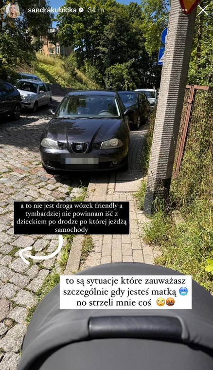 Sandra Kubica a fost supărată pe șoferi