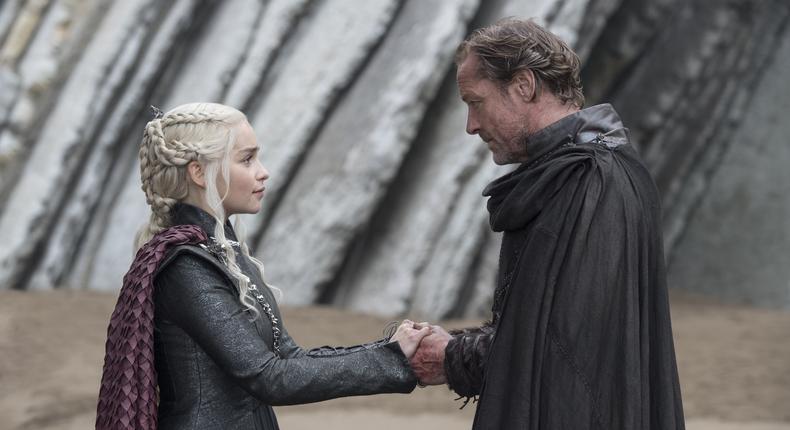 Dany and Ser Jorah reunite in episode 5 of Game of Thrones 