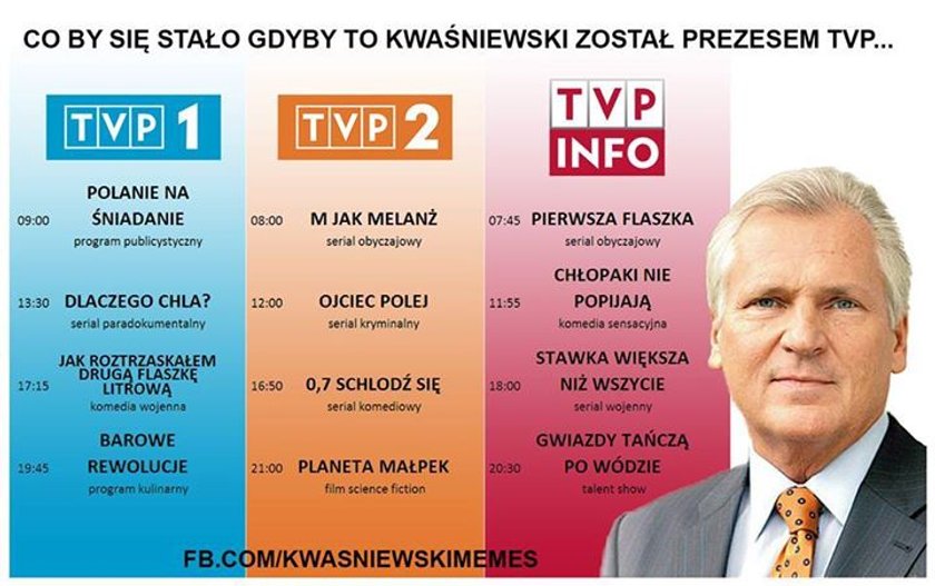Memy o zmianach w TVP. Memy o Kurskim i programie telewizyjnym