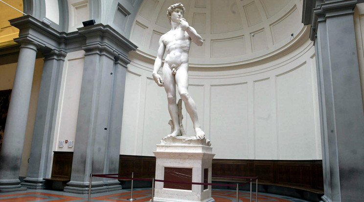 Firenze kitünteti az amerikai tanárt, akit azért rúgtak ki, mert megmutatta a diákjainak Michelangelo ikonikus Dávid szobrát / Fotó: Northfoto