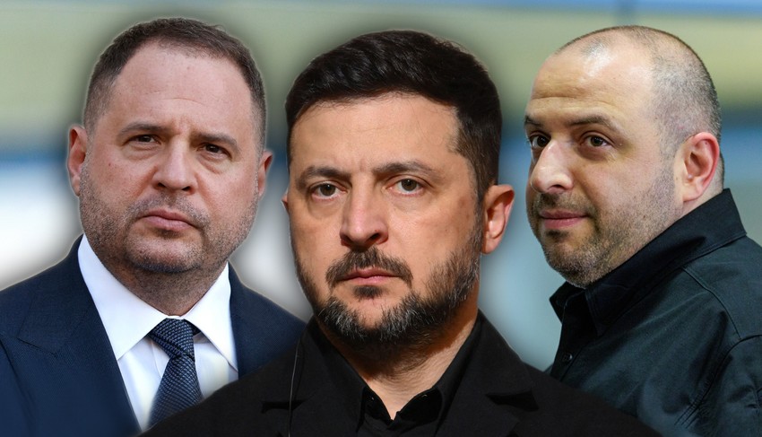 Andrija Jermak, Zelenski i  Rustem Umerov 