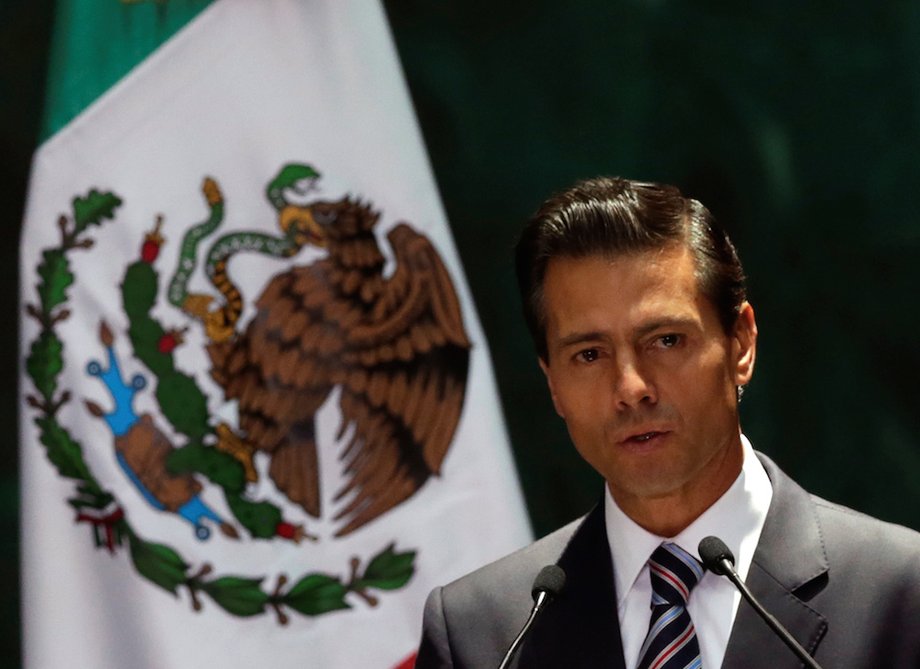 Mexican President Enrique Peña Nieto.