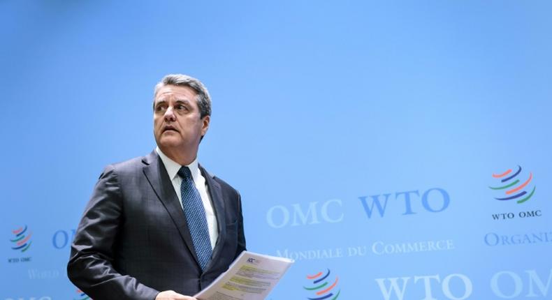 World Trade Organization (WTO) Director General Roberto Azevedo plans to step down early