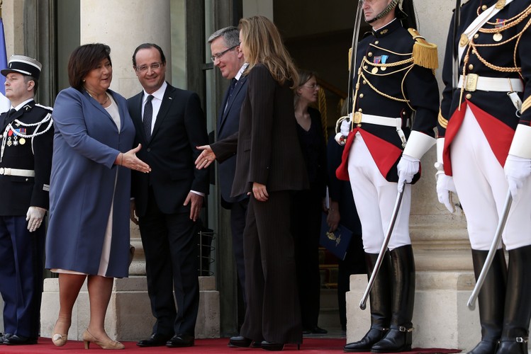 Anna i Bronisław Komorowscy z wizytą w Paryżu