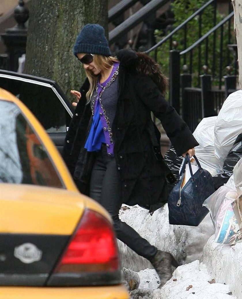 Sarah Jessica Parker ma kupę śmieci przed domem