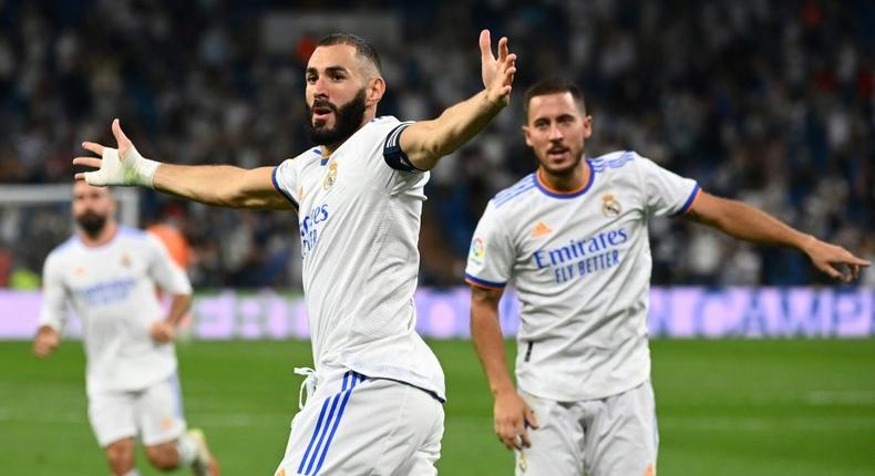 Karim Benzema has already scored five times this season Creator: GABRIEL BOUYS