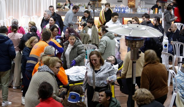 Foaje bolnice blizu mesta nesreće, Kaseta Municipal u Adamuzu, bio je pun povređenih putnika | Foto: Reuters