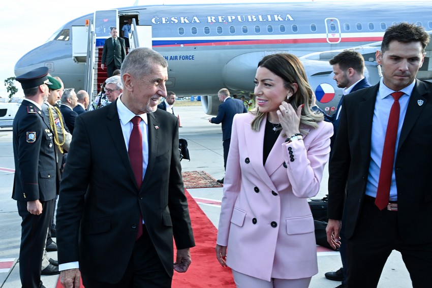 Andrej Babiš i Adrijana Mesarović
