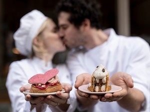 Szerelmes pár alkotta meg Magyarország legkülönlegesebb Valentin-napi desszertjét