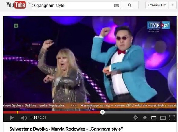 Maryla Rodowicz tańcząca "Gangnam Style" podbija Internet