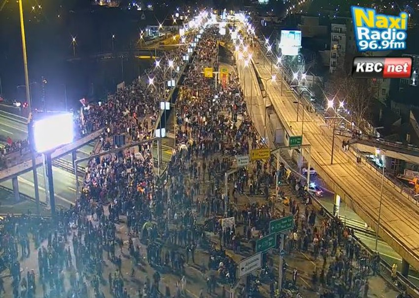 Snimak Naksi kamera oko ponoći