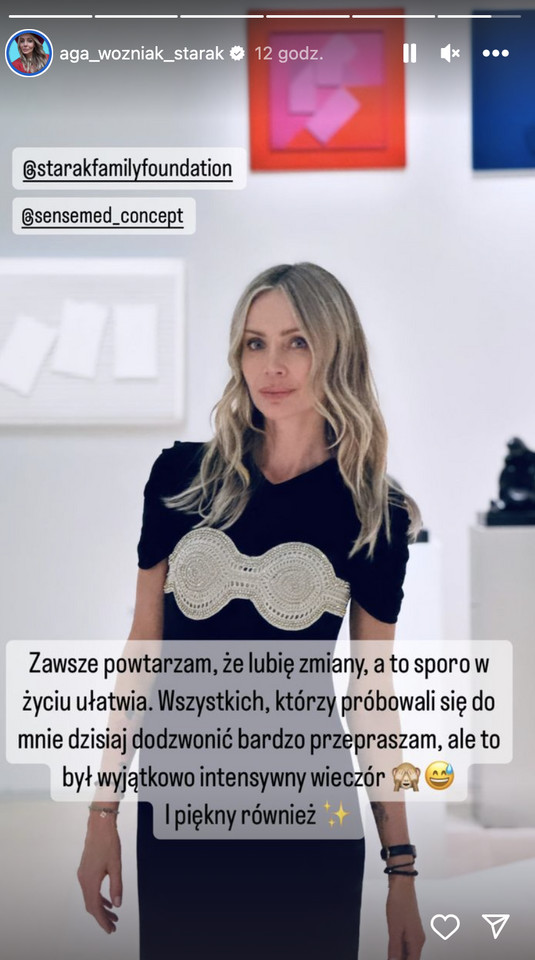 Agnieszka Woźniak-Starak komentuje zwolnienie z "Dzień dobry TVN"
