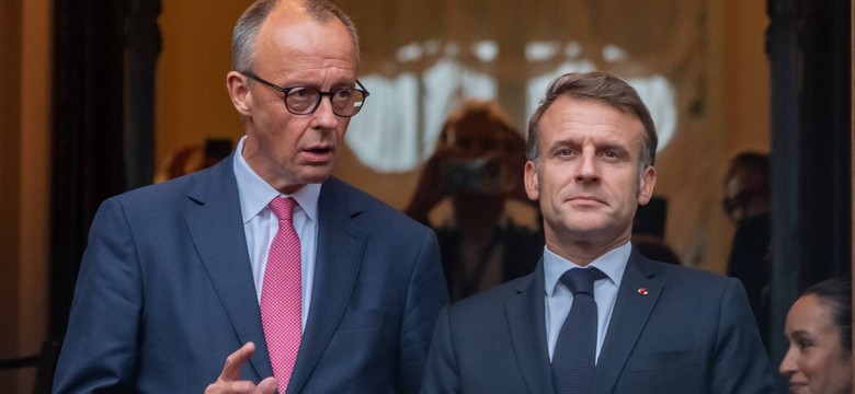 Merz zepchnięty do defensywy przez Macrona. "Nie był wtajemniczony w plan"
