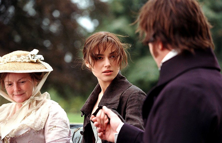 Keira Knightley jako Elizabeth Bennet i Matthew Macfayden jako Darcy w filmie "Duma i uprzedzenie"