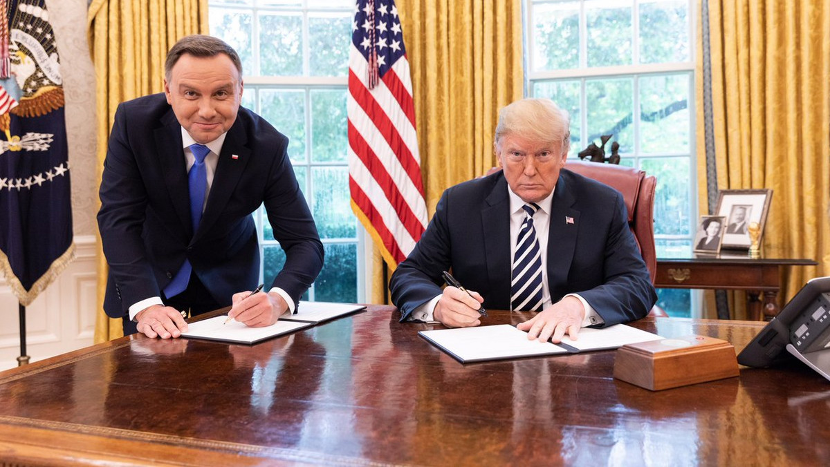 Donald Trump Andrzej Duda