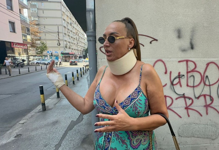 Goga Sekulić nakon saobraćajke