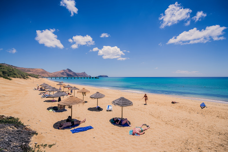 Plaża na Porto Santo