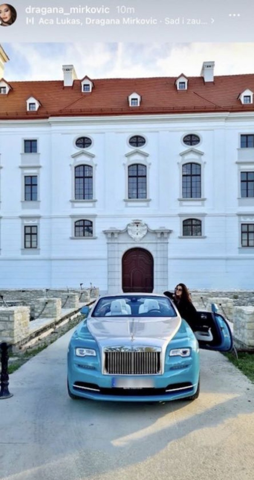 Jedna od Draganinih nekadašnjih objava