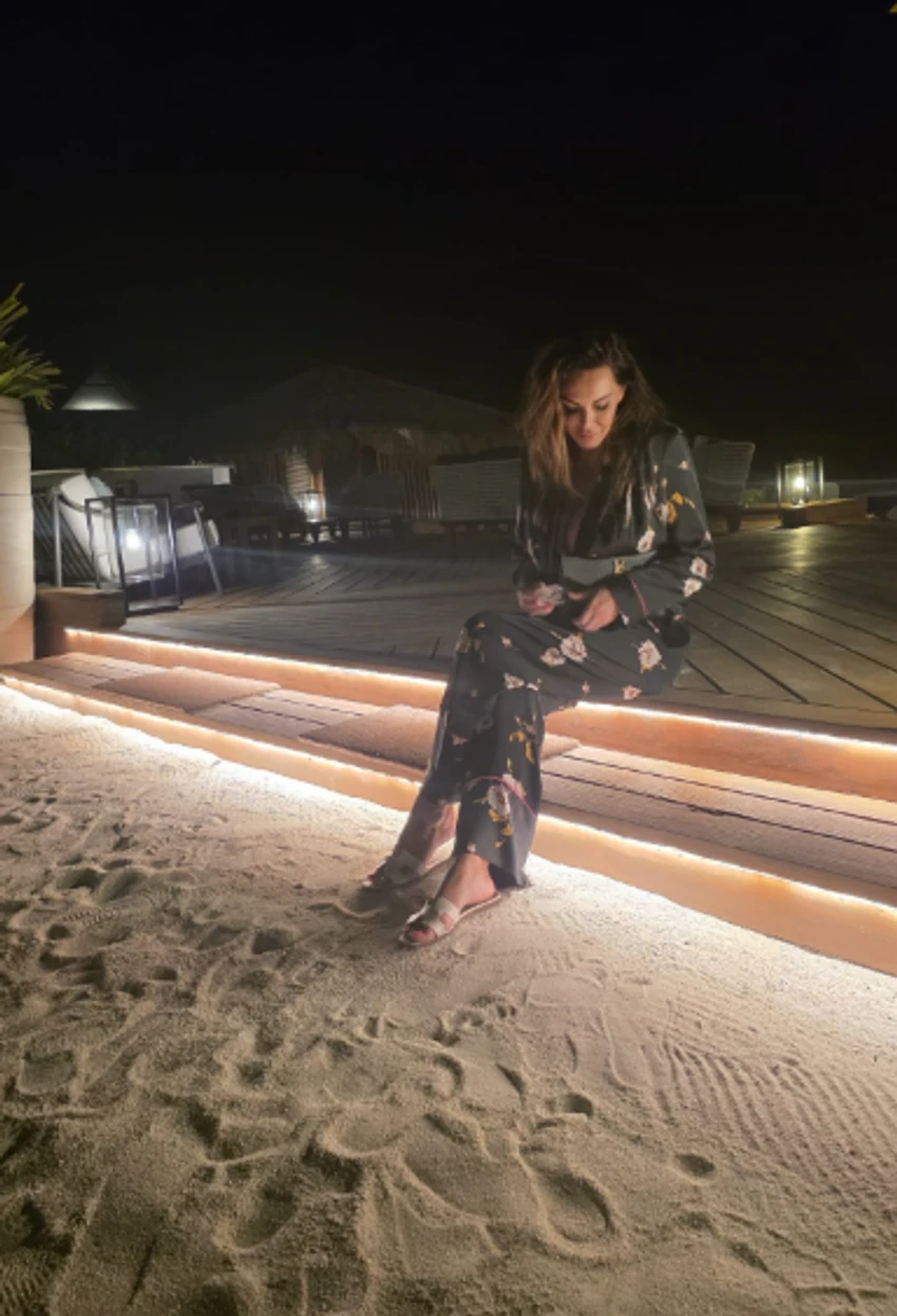 Sonja Vuksanović na Maldivima