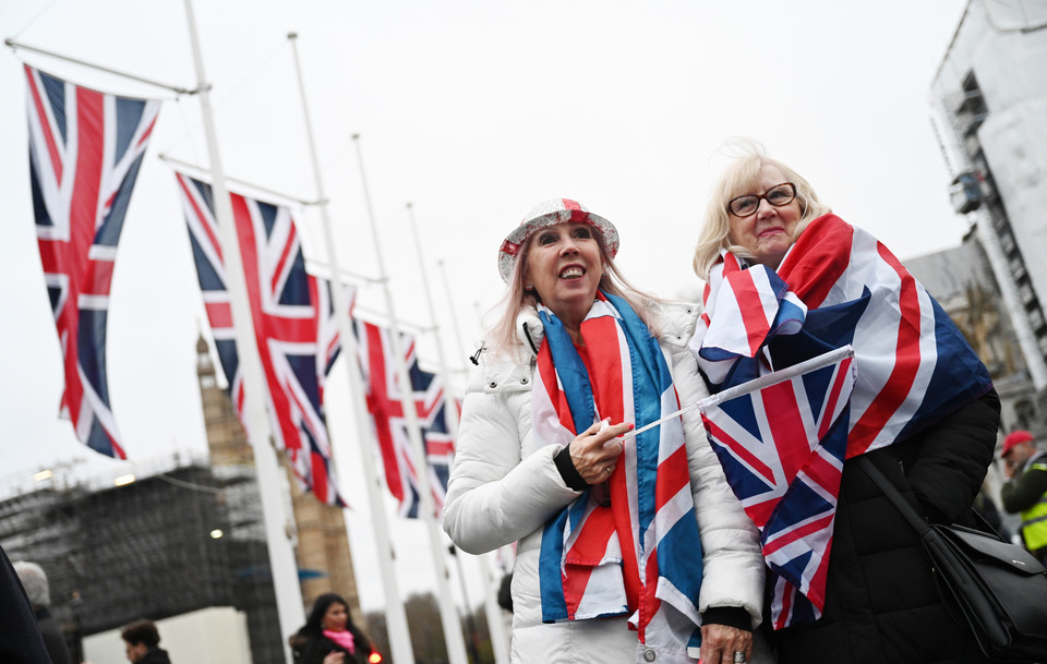 Brytyjczycy świętują Brexit