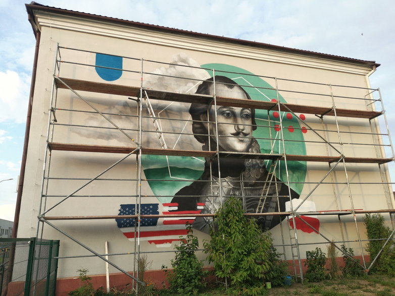 Mural w Szepietowie z czerwca 2022 [fot. A. Andrejkow]