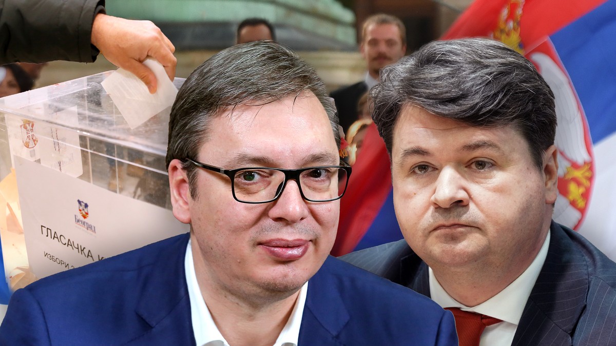 Aleksandar Vučić i Vladan Petrov