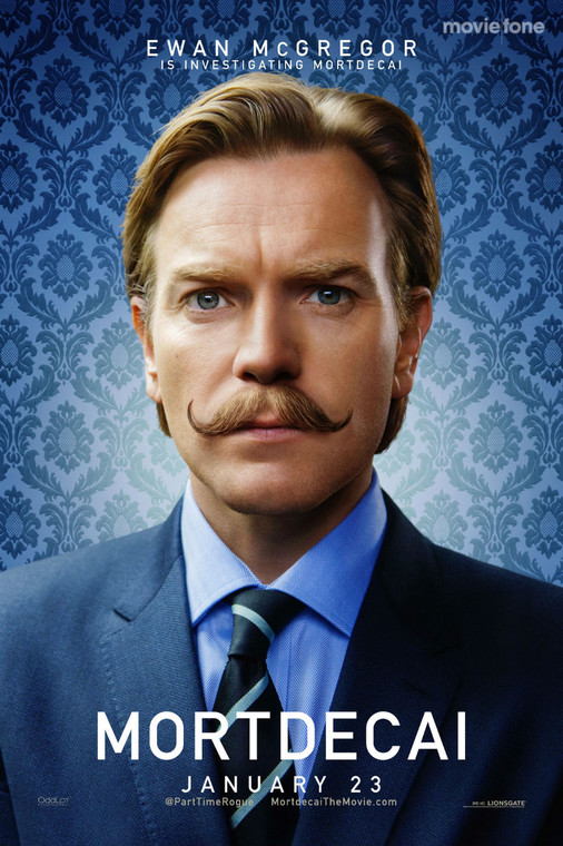 "Bezwstydny Mortdecai" - plakat