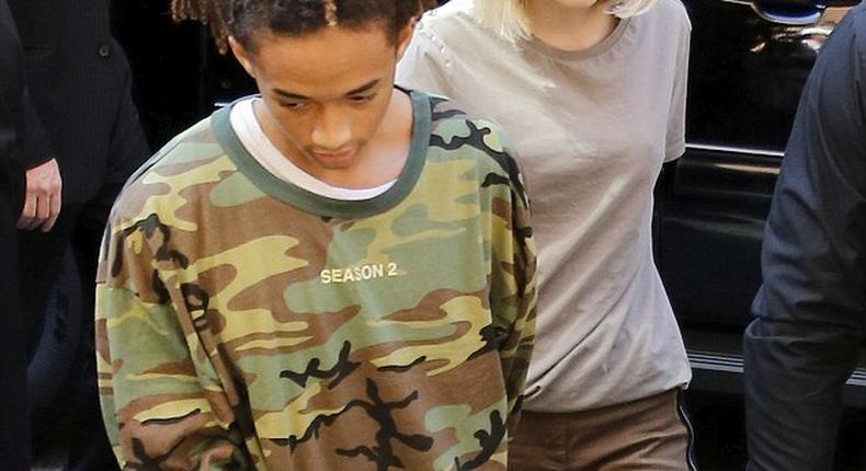 Jaden Smith and Sarah Snyder heading to Kanye West's NYFW show