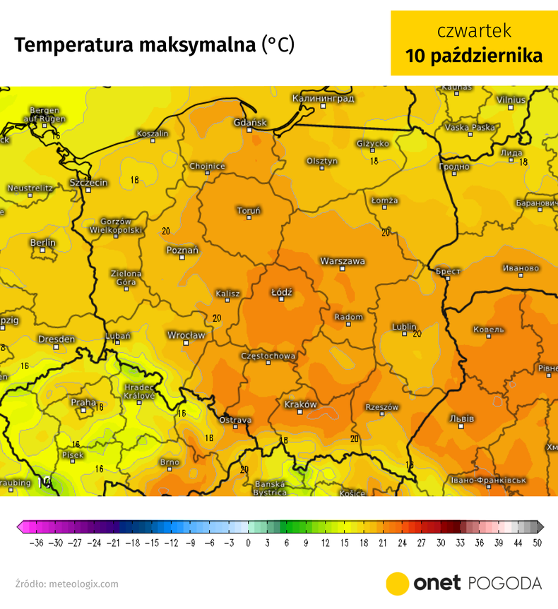 Przyszły tydzień będzie dużo cieplejszy, a temperatura przekroczy 20 st. C