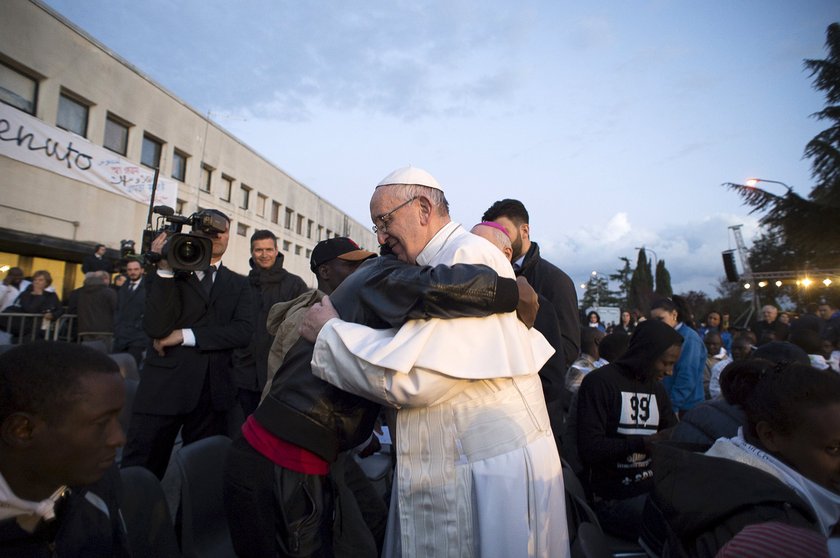 Papież Franciszek odprawił w Wielki Czwartek mszę Wieczerzy Pańskiej