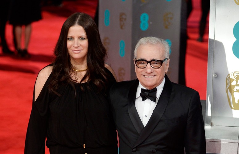 Martin Scorsese z partnerką na gali BAFTA 2014