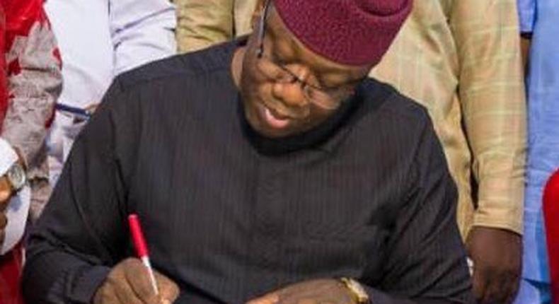 Chairman of the Nigeria Governors' Forum, NGF, Governor Kayode Fayemi. 
