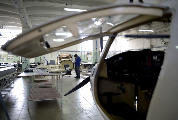 Dron na platformie ultralekkiego samolotu Czajka 


<br><br>fot. (dd/zuz) PAP/Darek Delmanowicz