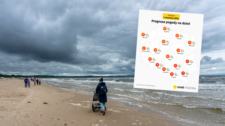 Szykuje się tąpnięcie temperatury. Weekend z drastycznym chłodzeniem (screen: Onet Pogoda)