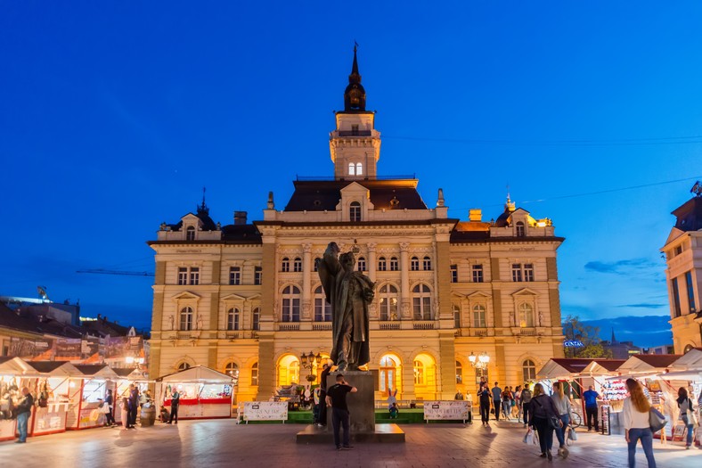 Pomnik Svetozara Mileticia na Placu Wolności, Nowy Sad