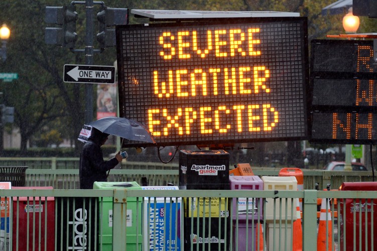 Huragan Sandy nad Nowym Jorkiem