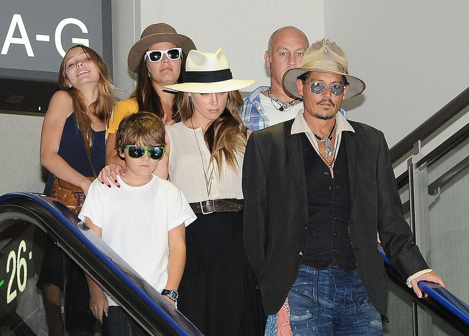 Johnny Depp i Amber Heard oraz Lily-Rose i Jack Depp