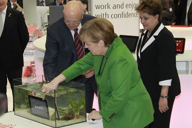 Tusk i Merkel razem na tragach CeBIT