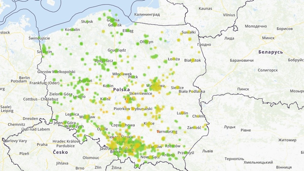 Smog w Polsce - 31 października. Stan, jakość i zanieczyszczenie powietrza