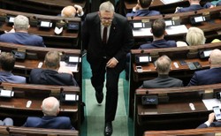 Awantura w Sejmie. Poseł Braun wykluczony z obrad