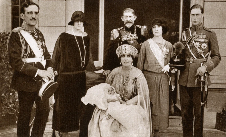 Krštenje princa Petra Karađorđevića oktobra 1923. godine u Beogradu.