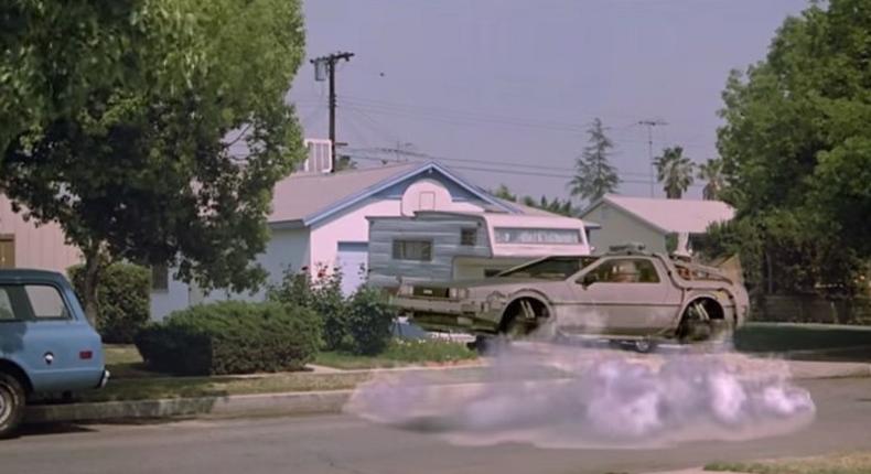 But Toyota has lofty plans for the vehicle that's being modeled after the one in Back to the Future, which can drive and fly.