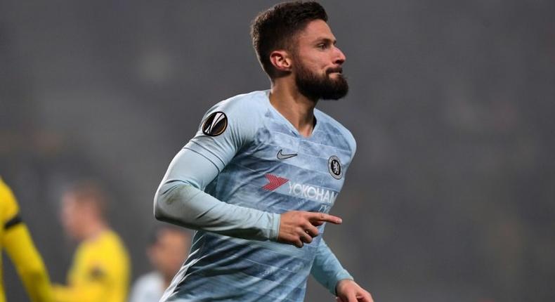 Giroud's first goal of the campaign helped Chelsea edge out BATE