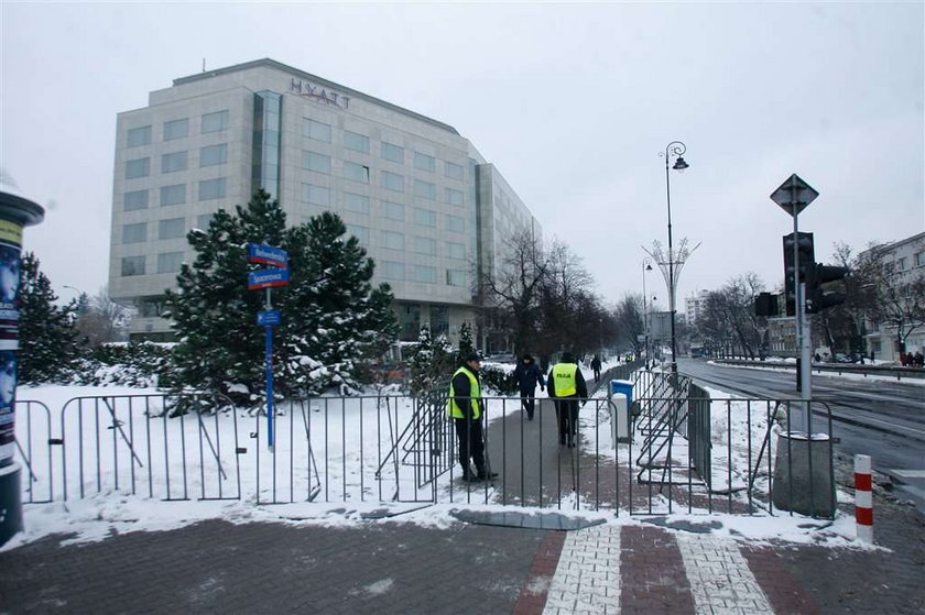 Barierki w Warszawie