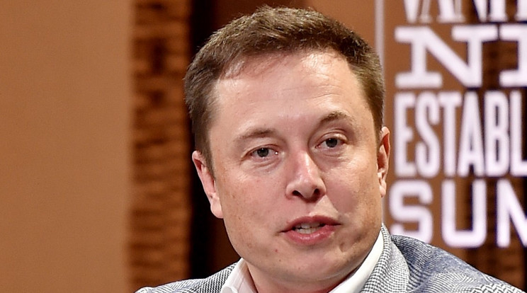 Elon Musk vicces képpel jelentkezett be/Fotó:Getty Images